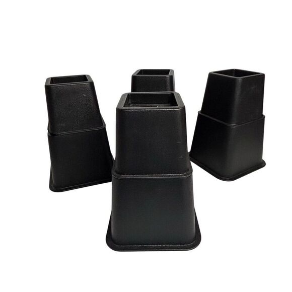 Utopia Bedding Adjustable Bed Risers Black 3, 5, 8 Inch Set - Picture 5 of 12